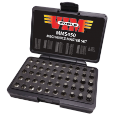 50PC MECHANICS MASTER SET, 1/4 SQ DR  VIMMMS450